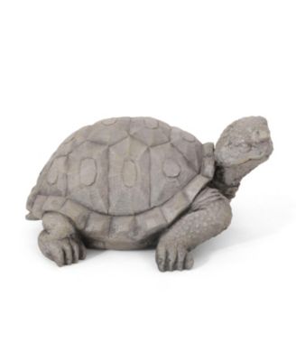 Charming Turtle Garden Statue - Concrete, Weather-Resistant