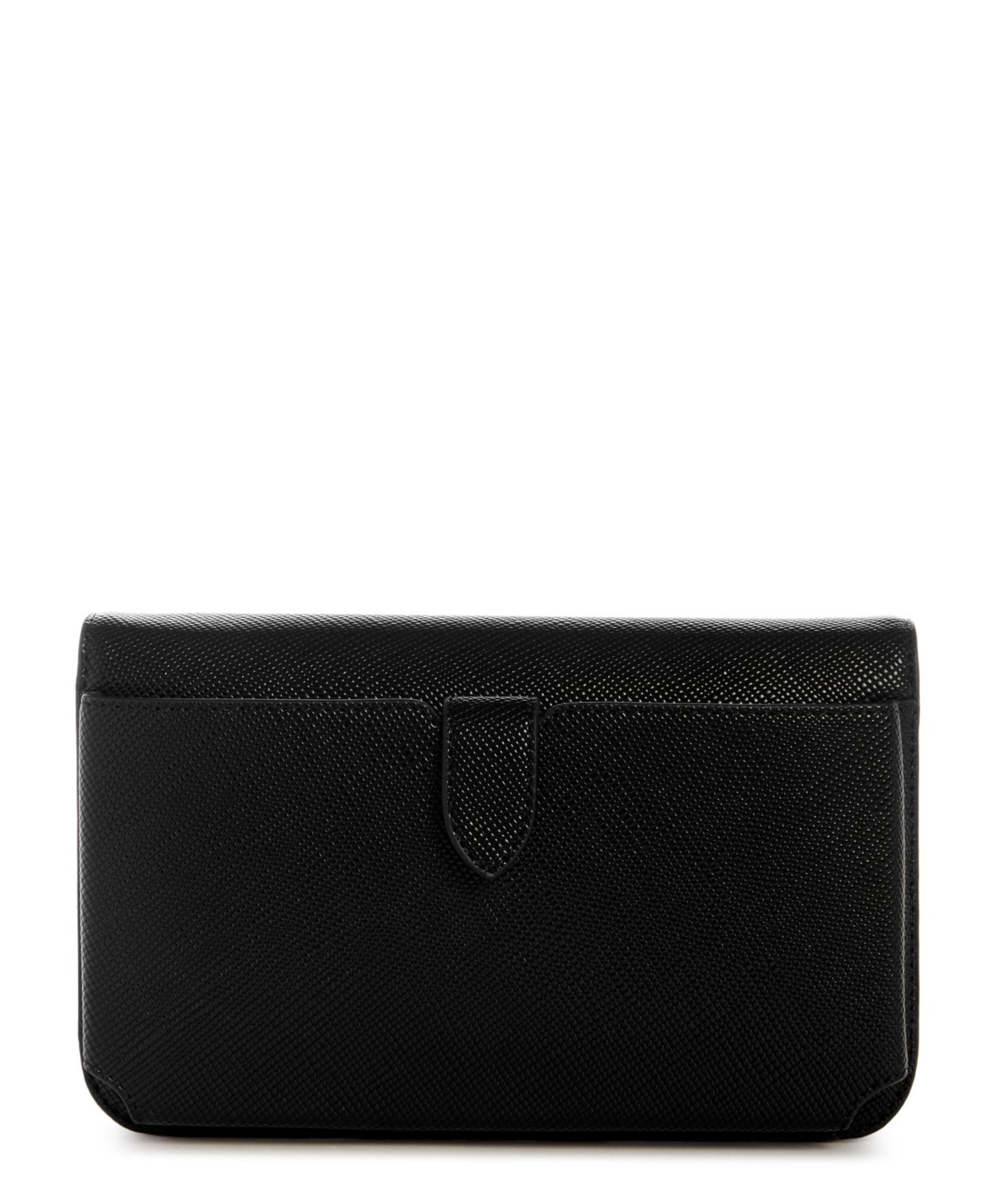 Женская сумка GUESS Noelle Crossbody Flap Organizer, цвет: Чёрный — фото 2