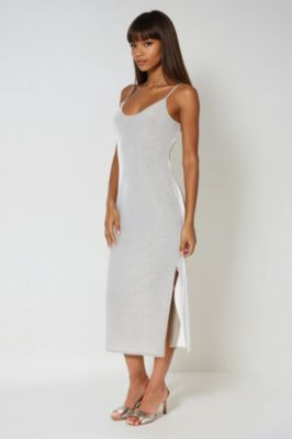 Women's Milan Metallic Bodycon Maxi Dress