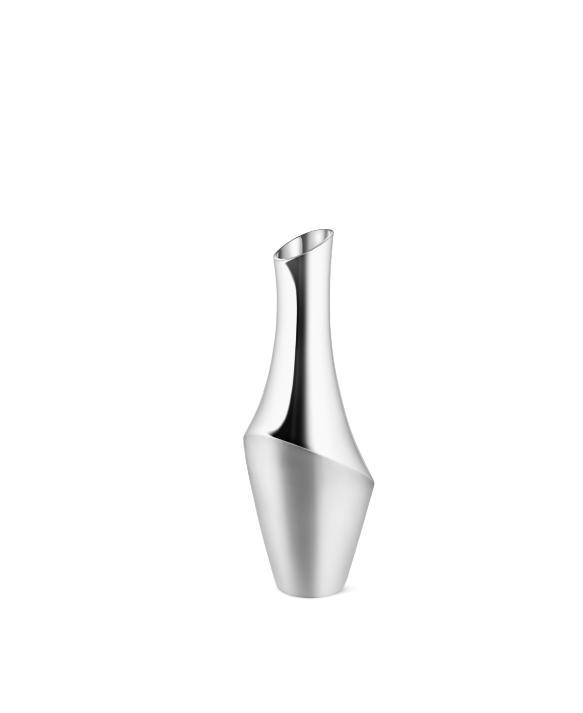 Nambe Symphony Bud Vase, 9" In Metallic
