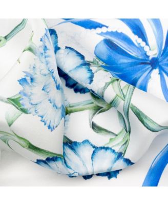 Dianthus - Silk Bandana for Women