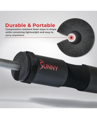 Foam Barbell Pad, Heavy-Duty, High-Density Cushion for Squats, Lunges & Hip Thrusts