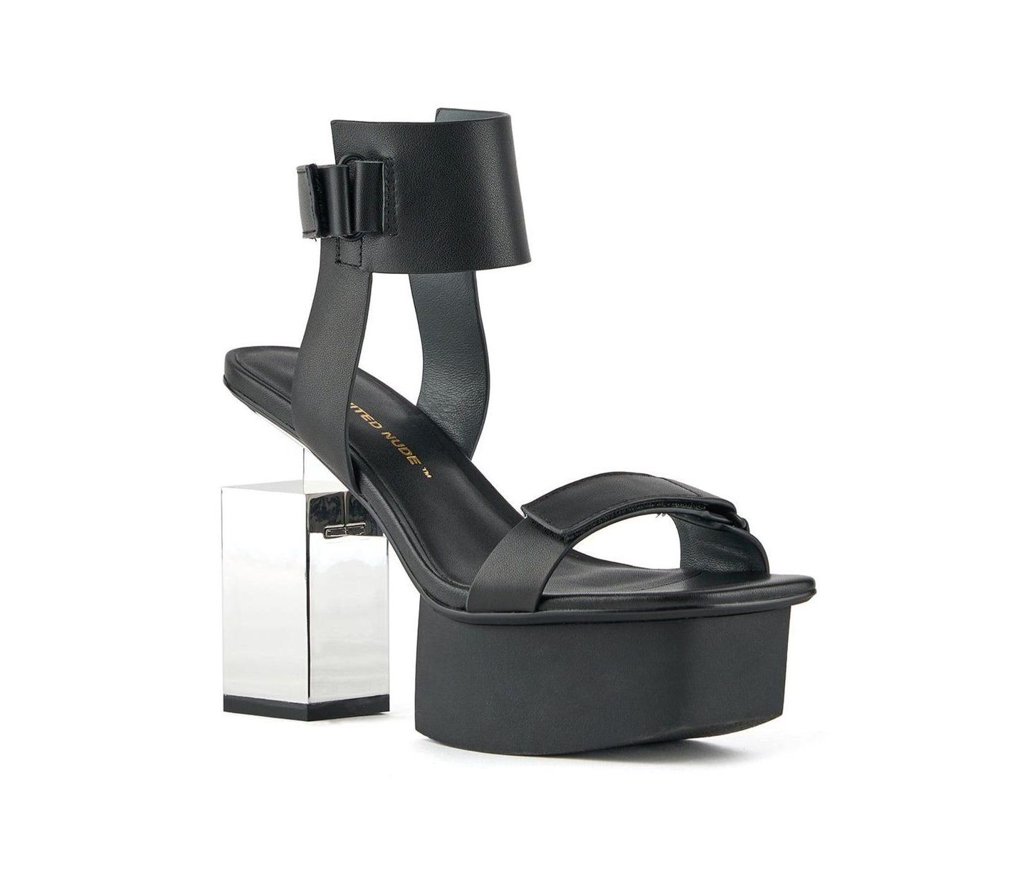 Женские сандалии United Nude Cubist, цвет: Чёрный серебряный — фото 2