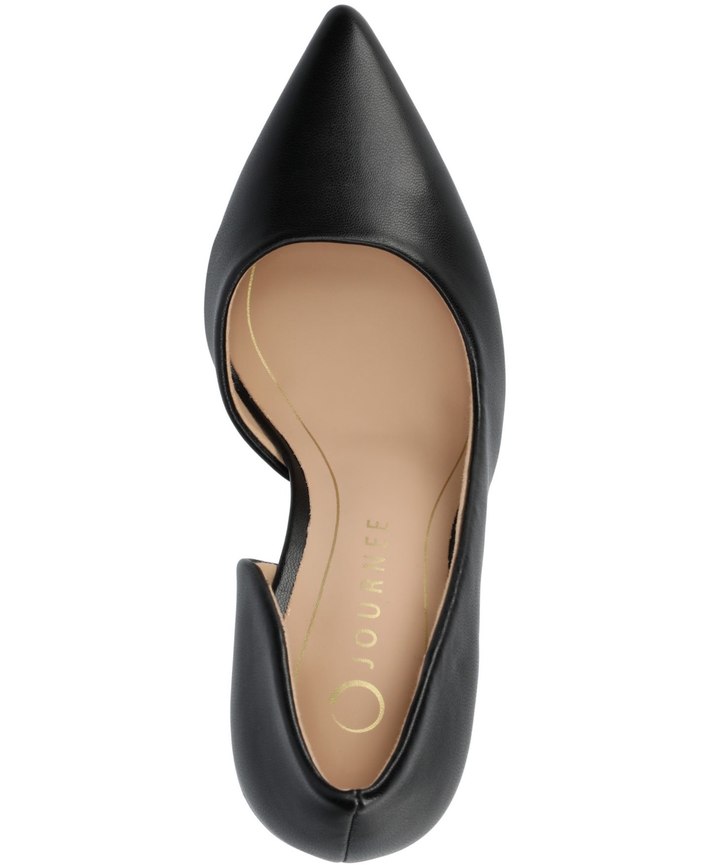 Женские туфли Journee Collection Blanca Pointed Toe Pumps, цвет: Чёрный — фото 4