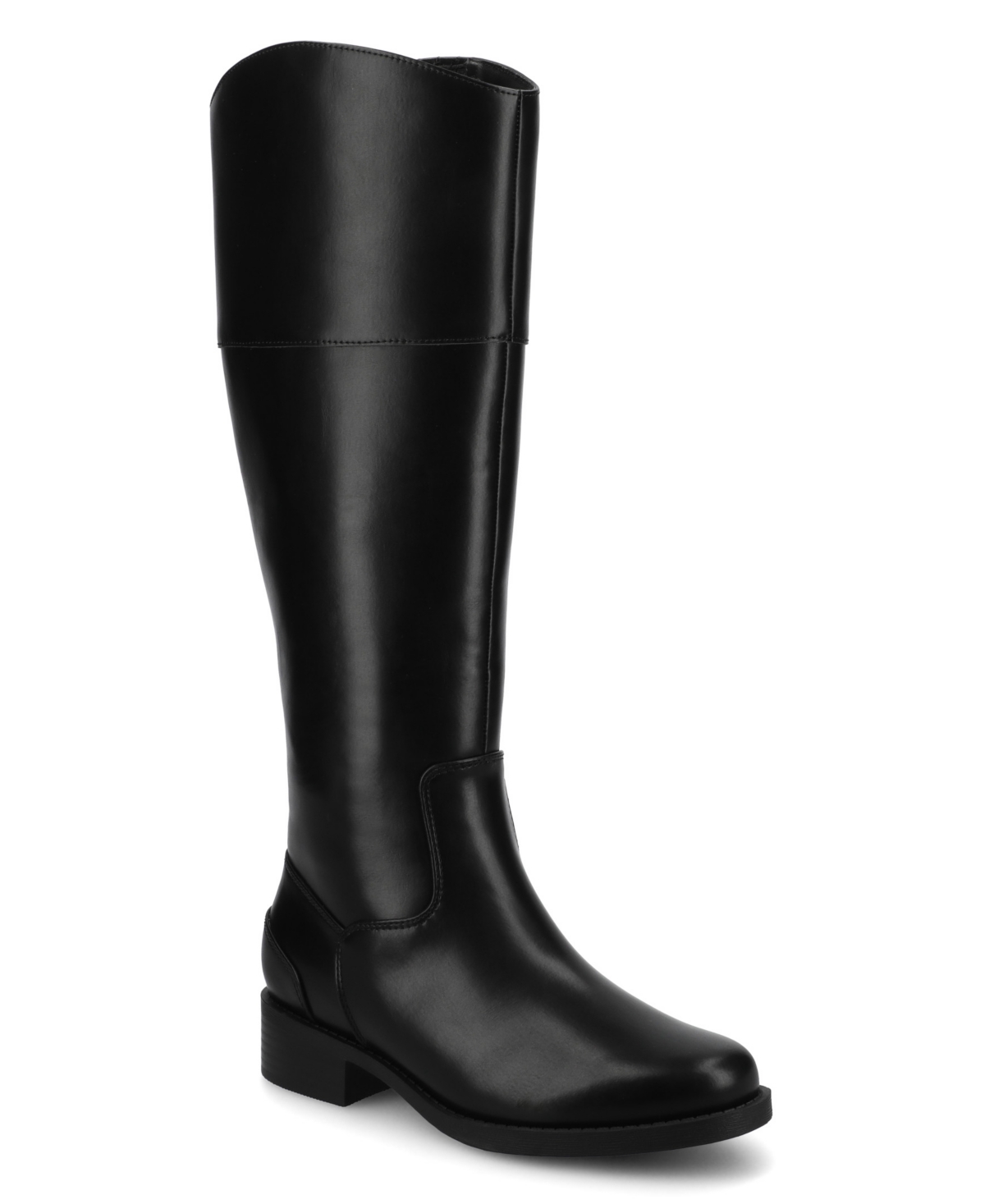 Journee Collection Women's Dressage Round Toe Riding Boots