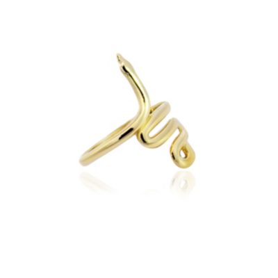 Golden Snake Ring 14K Gold