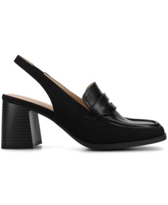 Women's Henrika Block Heel Slingback Tailored Pumps