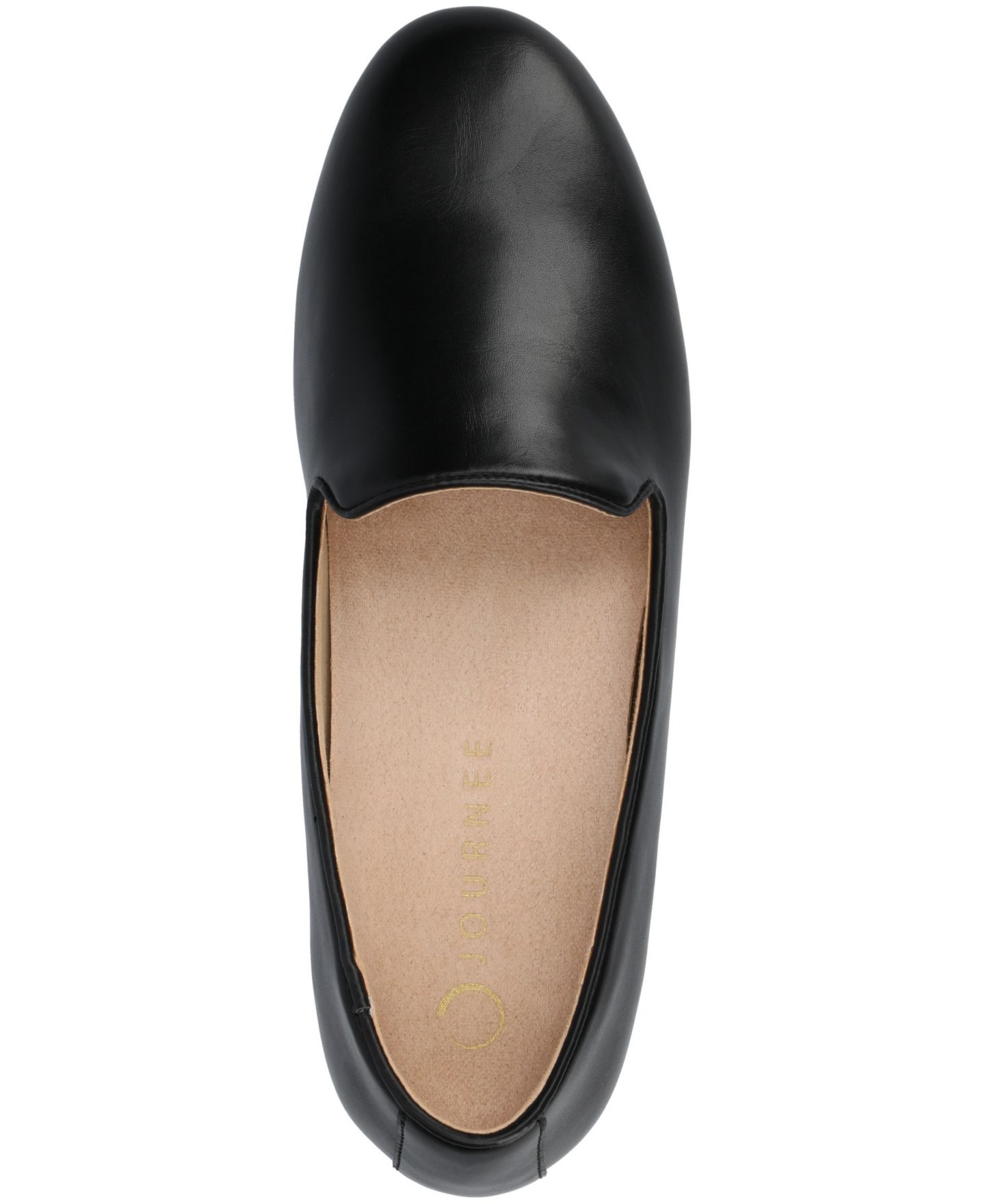 Женские балетки Journee Collection Ishani Slip On Tailored Flats, цвет: Чёрный, вариант 1 — фото 4