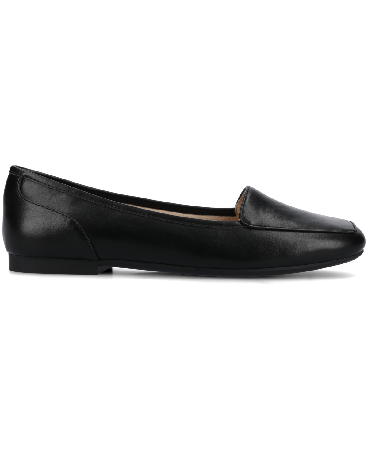 Journee Collection Women's Noelia Square Toe Ballet Flats In Black