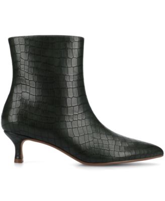 Women's Arely Kitten Heel Pointed Toe Dress Booties