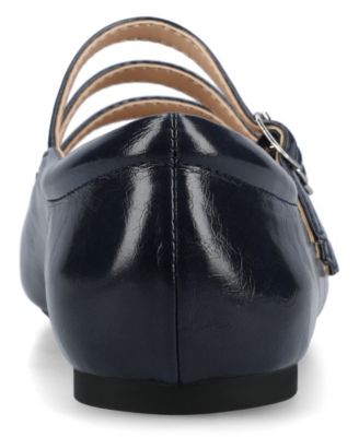Women's Darlin Multi Strap Mary Jane Square Toe Flats