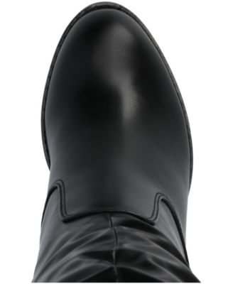 Journee Collection Women's Kaison Stacked Heel Over The Knee Boots
