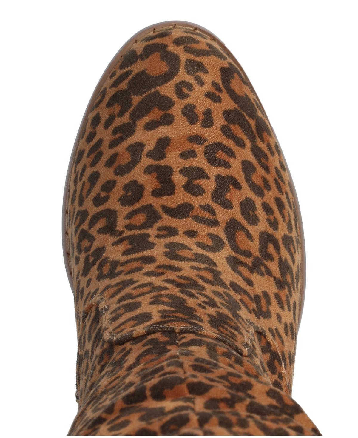 Journee Collection Women's Kaison Wide Calf Stacked Heel Over The Knee Boots In Brown