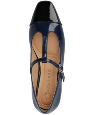 Women's Theah T-Strap Cap Toe Mary Jane Flats