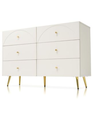 Modern Metal & Wood Dining Cabinet