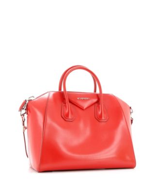 Medium Antigona Bag Glazed Leather
