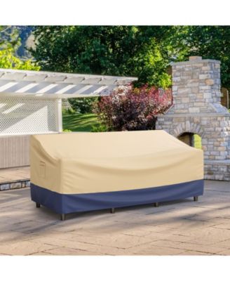 Patio Furniture Cover with Padded Handle and Click-Close Straps-77 x 43 x 30 inches