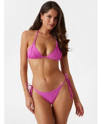 Women's Braided Triangle Bikini Top