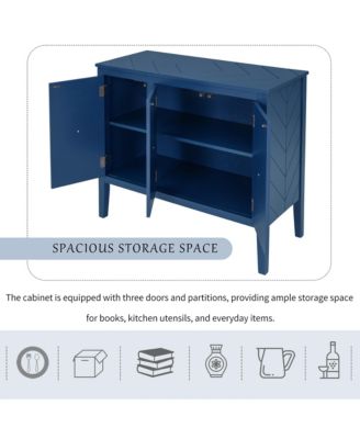 Sideboard with Adjustable Shelf, Handles & Legs