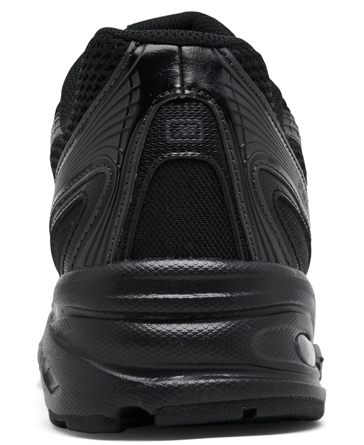 New Balance Mens Black Mono 740 V2 Branded Mesh Low-top Trainers