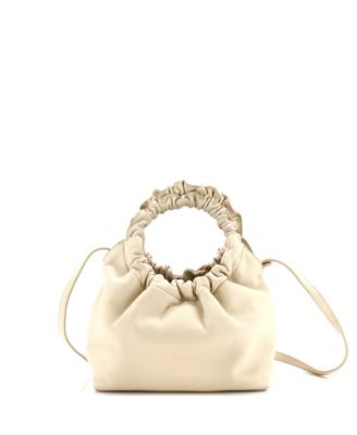 Small Double Circle Bag Leather