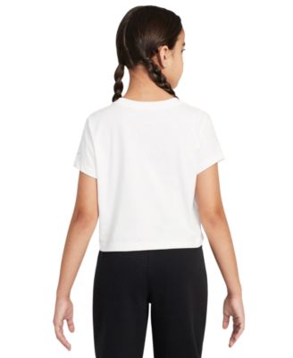 Big Girls Sportswear Cropped Cotton T-Shirt