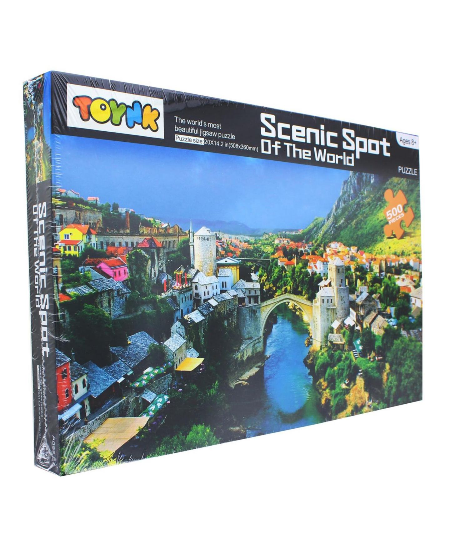 Детский пазл Shantou South Toys Factory Scenic Spot of the World Stari Most Bridge 500 Piece Puzzle, Ages 8+ — фото 2