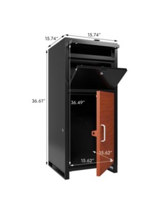 Outdoor Parcel Drop Box with Mechanical Lock