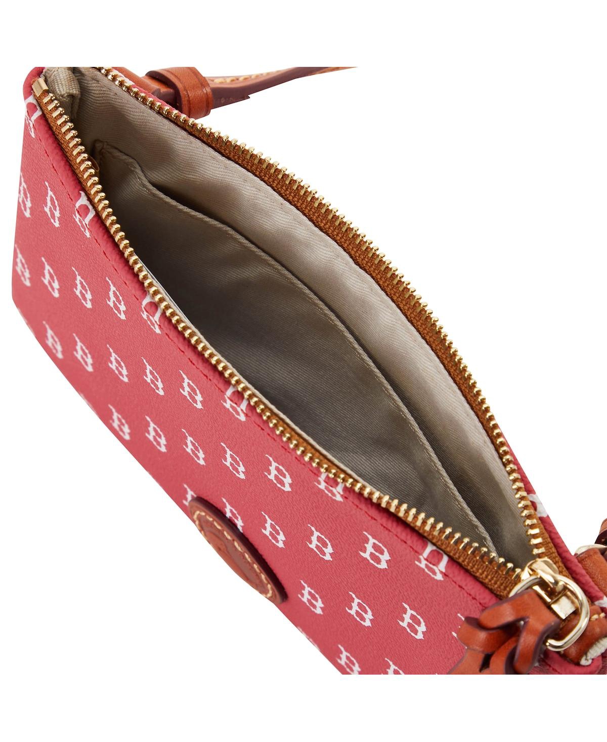 Dooney & Bourke Boston Red Sox Top Zip Crossbody Purse In Red