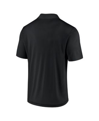 Men's Black Pittsburgh Steelers Lockup Polo Shirt