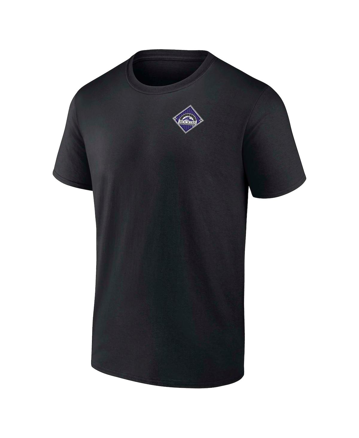 Fanatics Men's Black Colorado Rockies Field Play T-shirt In Black