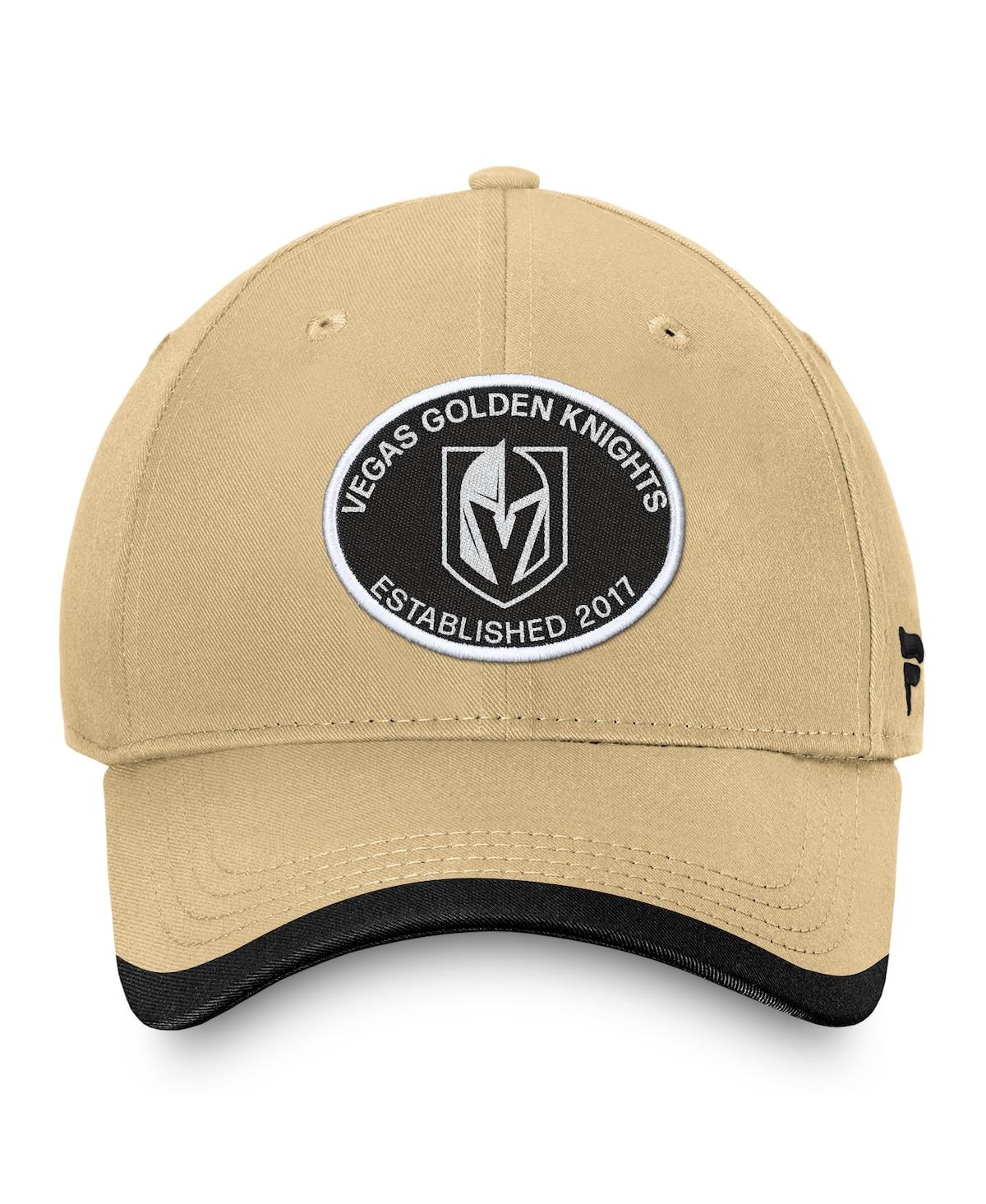 Fanatics Men's Tan Vegas Golden Knights Fundament Adjustable Hat