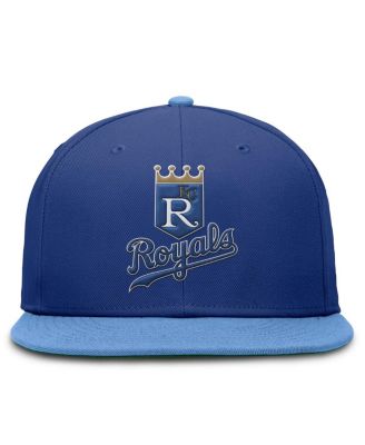 Men's Royal/Light Blue Kansas City Athletics Cooperstown Collection True Primetime Two-Tone Performance Fitted Hat