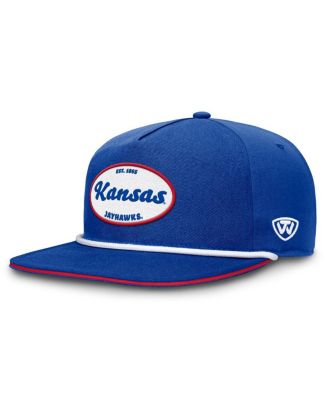Top of the World - Men's Royal Kansas Jayhawks Iron Golfer Adjustable Hat