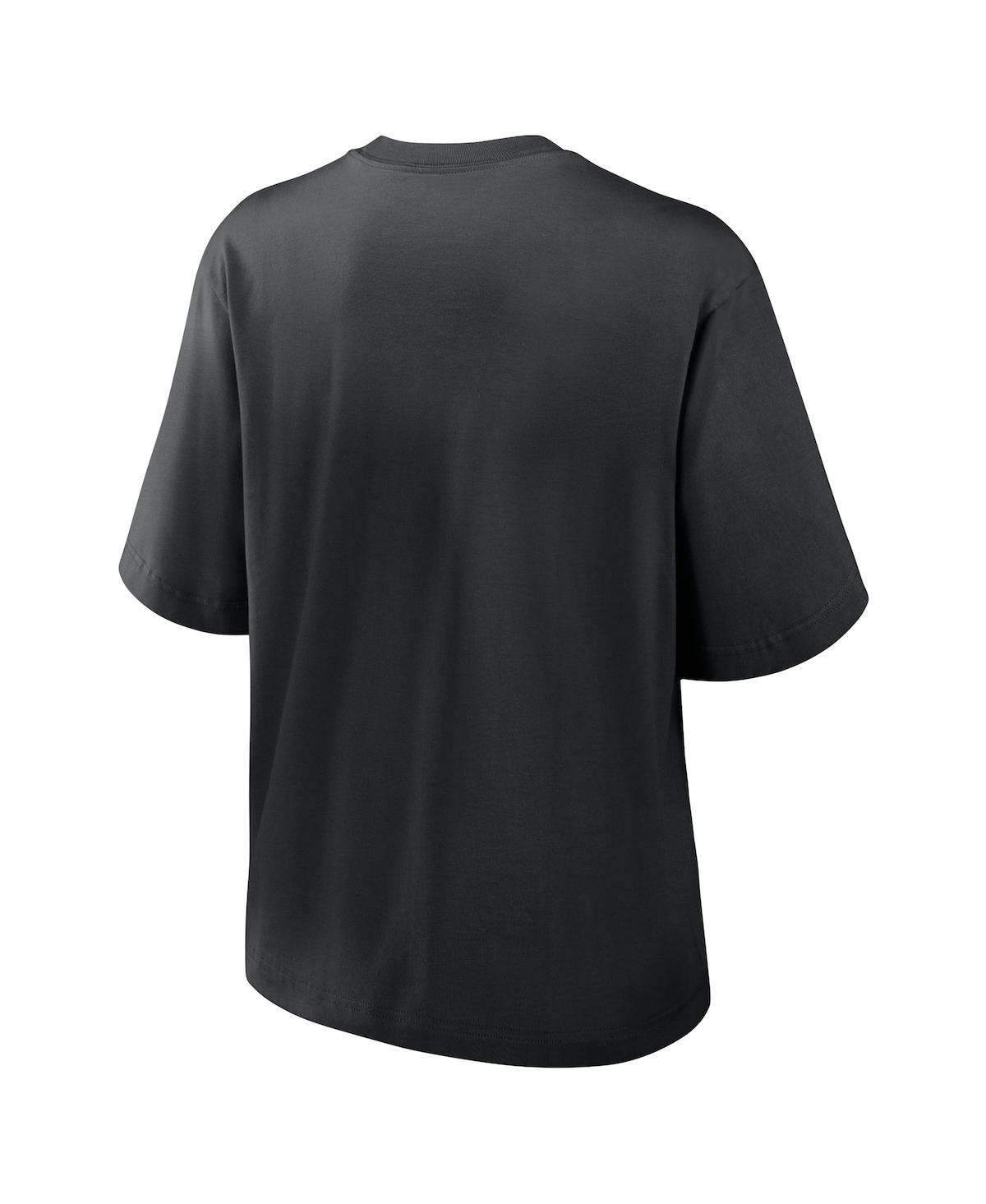 Nike Women's Black Georgia Bulldogs Legacy Established Boxy T-shirt In Black