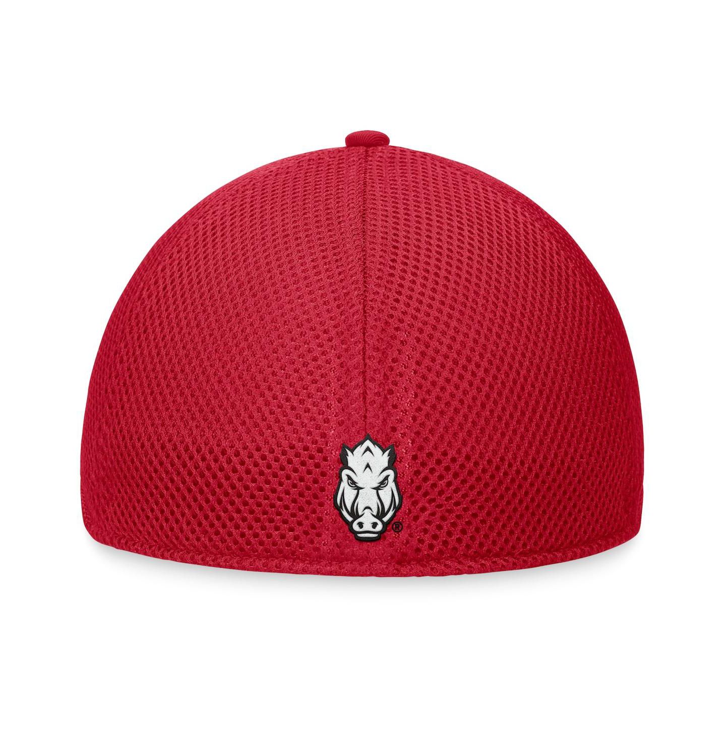 Мужская кепка Top of the World Cardinal Arkansas Razorbacks Spacer Flex Hat — фото 4