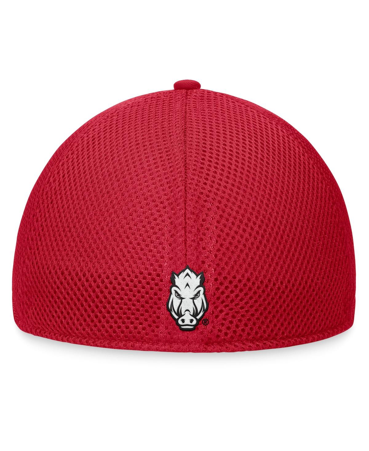 Top Of The World Men's Cardinal Arkansas Razorbacks Spacer Flex Hat