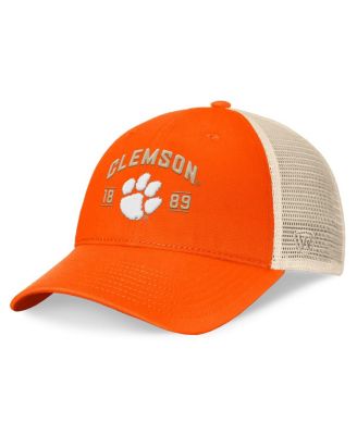 Men's Orange Clemson Tigers Heritage Waylon Trucker Adjustable Hat