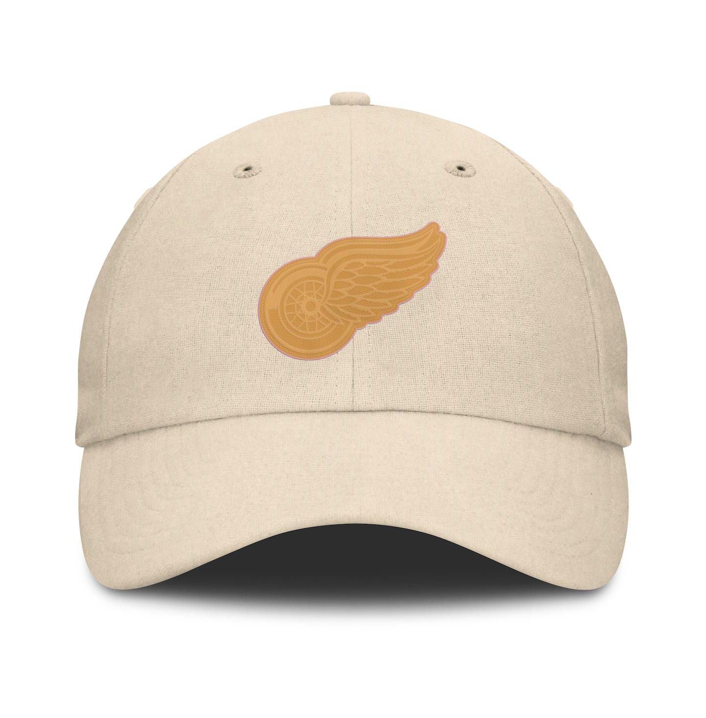 Мужская кепка Fanatics Tan Detroit Red Wings Front Office Canvas Adjustable Hat — фото 2