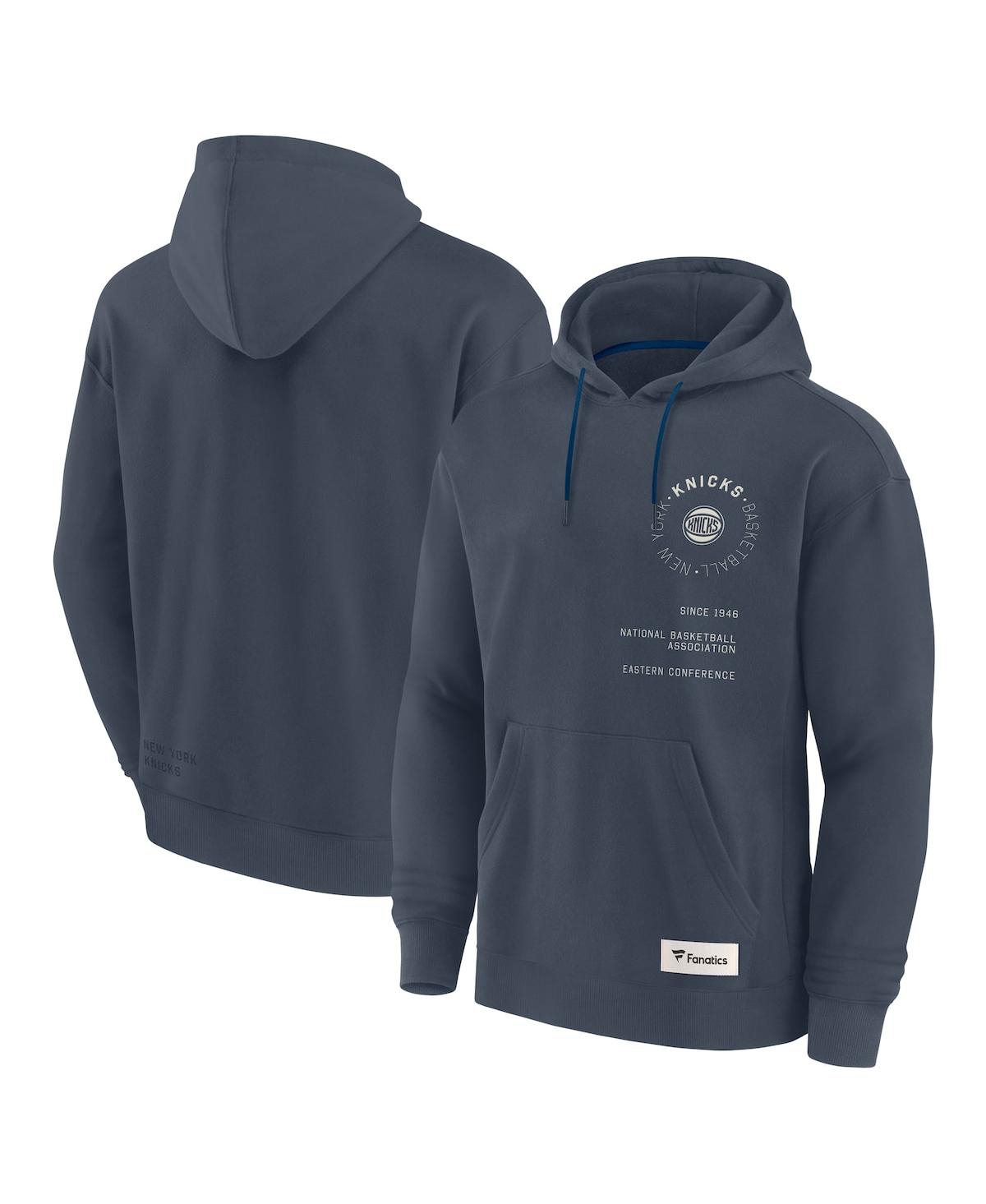 Fanatics Men's Blue Denver Nuggets Future Ground Info Elements Premium Pullover Hoodie
