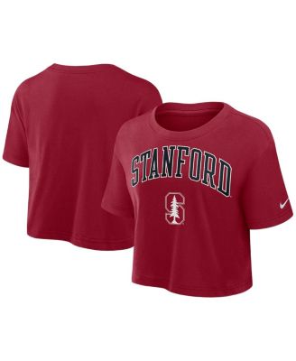 Nike - Women's Cardinal Stanford Cardinal Athletic Prep Arch Performance Cropped T-Shirt