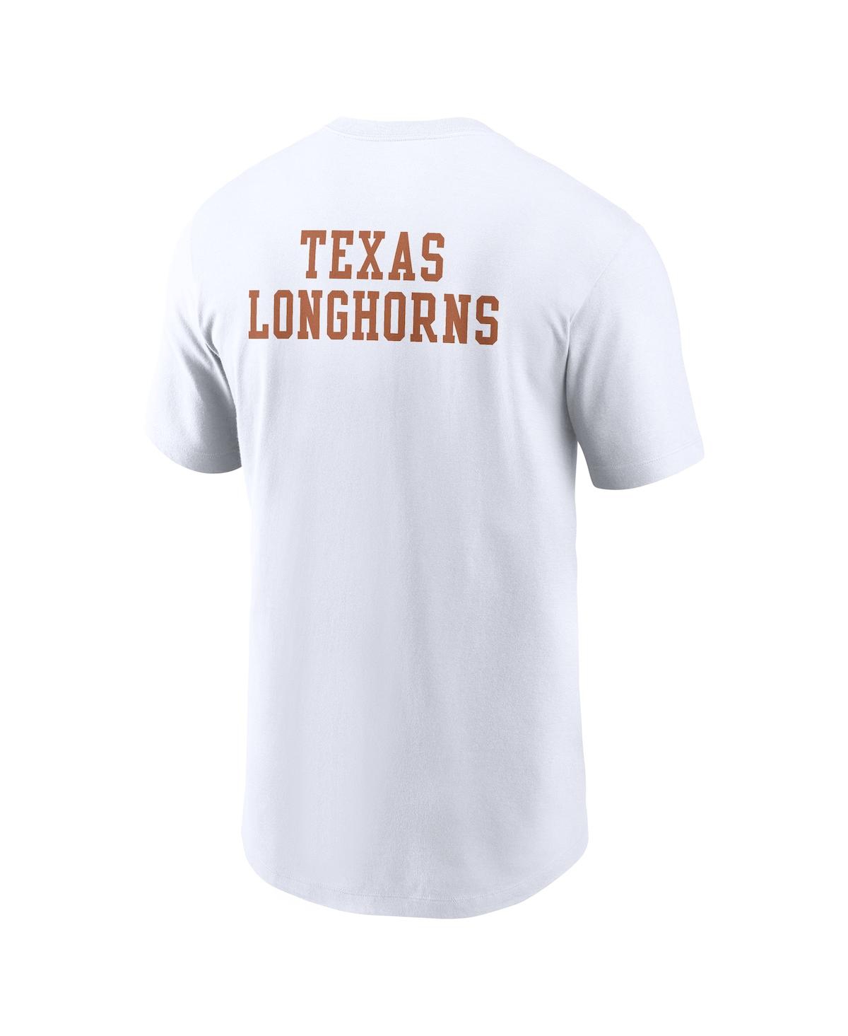 Nike Texas 2-hit Stacked  Men's College T-shirt In White