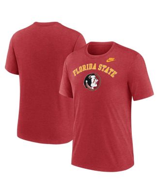 Nike - Men's Heather Garnet Florida State Seminoles Legacy Arch Tri-Blend T-Shirt