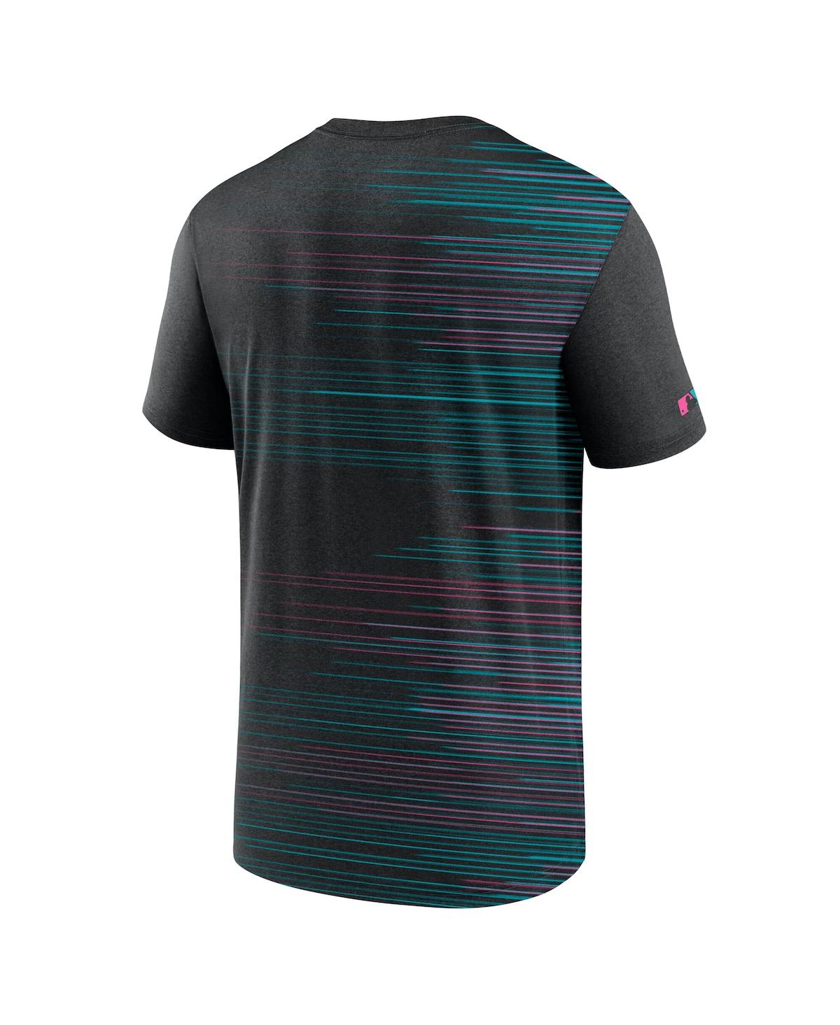 Nike Men's Black Miami Marlins 2025 City Connect Authentic Collection Velocity Performance T-shirt In Black