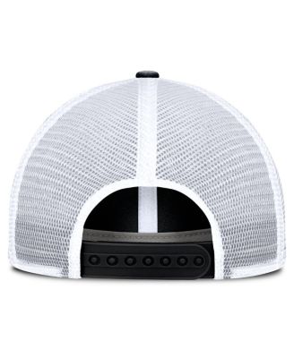 Men's Black/White St. Louis Blues Averie Trucker Adjustable Hat