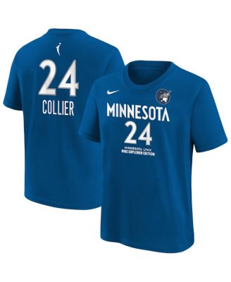 Nike - Big Boys and Girls Napheesa Collier Blue Minnesota Lynx Explorer Edition Name Number T-Shirt