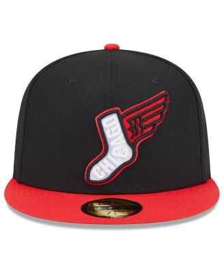 Men's Black/Red Chicago White Sox 2025 City Connect Alternate 59FIFTY Fitted Hat