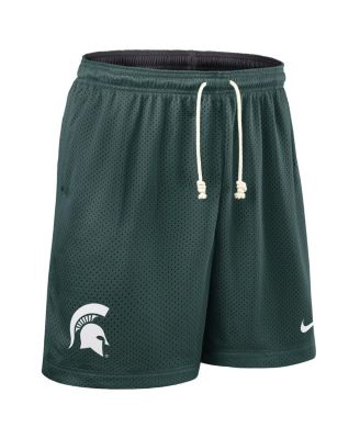 Men's Green/Charcoal Michigan State Spartans 2025 Sideline Reversible Performance Shorts