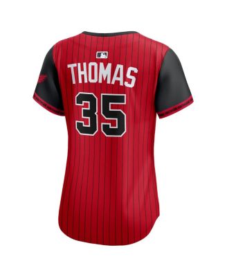 Women's Frank Thomas Red/Black Chicago White Sox 2025 City Connect Limited Retired Player Jersey