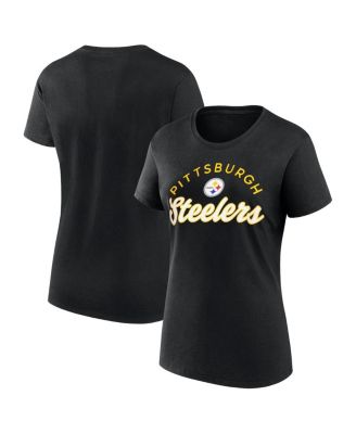 Fanatics - Women's Black Pittsburgh Steelers Primary Component T-Shirt